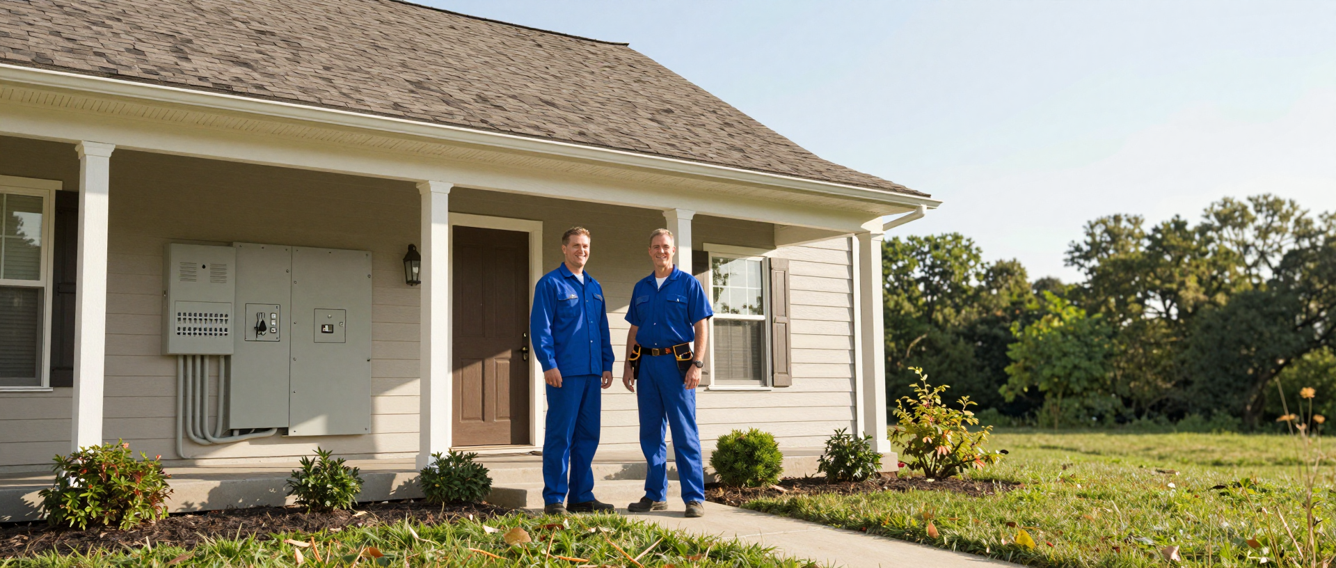 Electrical service in New Oxford home